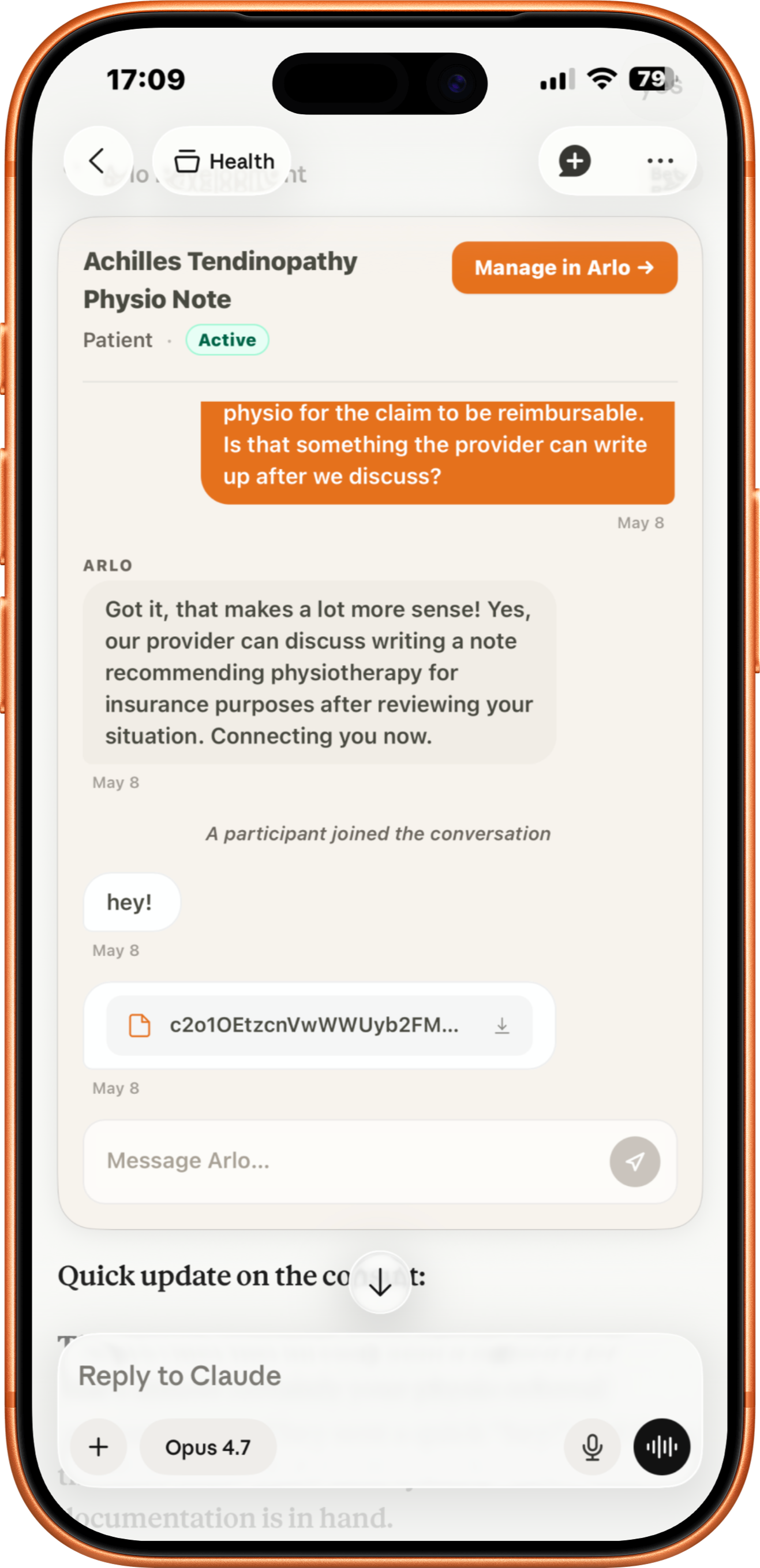 Order labs flow in Arlo dispatch